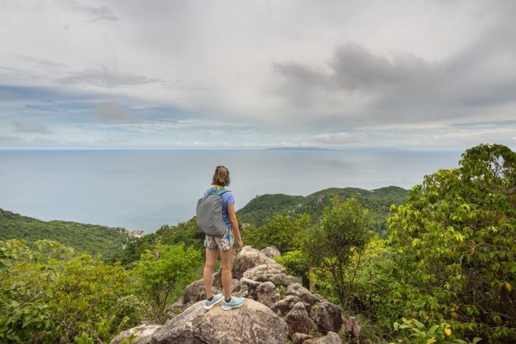 Koh Tao offers several hiking trails that lead to breathtaking viewpoints