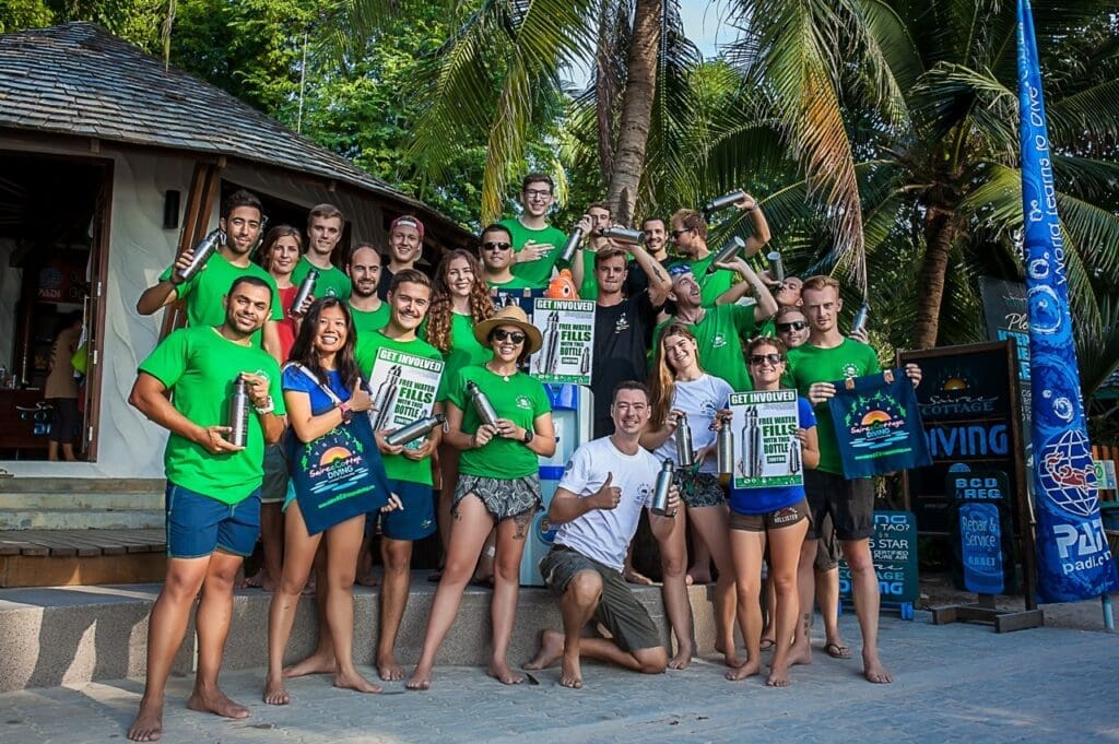 Sairee Cottage Diving is involved in various environmental projects 