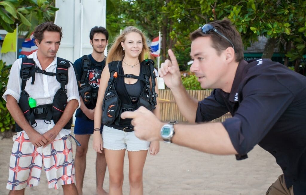 Specialty Courses - On land training at Sairee Cottage Diving Koh Tao, Thailand